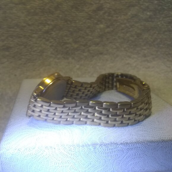 Citizen Quartz Watch Black 1012-S038561 Dial Women Date Gold Link Band New Bat ! - Picture 12 of 14